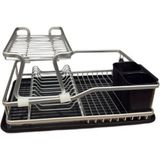 Acar Helmut Alüminyum Bulaşıklık GRT-08088 - 40 cm alüminyum bulaşıklık tabaklık - Açık Gri