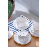 ACAR Hexagon 6 Kişilik Çay Fincanı Takımı - 200 ml