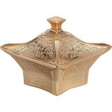 Acar Home Şekerlik Büyük Kare Sarı 323