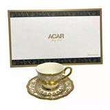 Acar Hxf-06927 Harmonie Gold Yaldızlı 6Lı Kahve Fincan Takımı