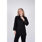 ACAR İŞ TEX- Kadın Siyah Chef Aşçı Ceket Siyah 2XL