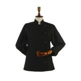 ACAR İŞ TEX Kadın Siyah Chef Aşçı Ceket Siyah M