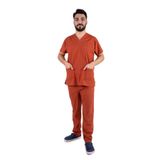 ACAR İŞ TEX kremit Likralı Erkek Hemşire Ve Doktor Forması Takımı Scrubs Hastane Üniforması