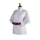 ACAR İŞ TEX,Kadın Beyaz Chef Aşçı Ceket BEYAZ M