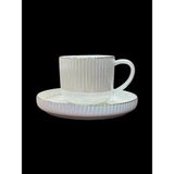 Acar JEA-08357 Pearl Dream 6'lı Porselen Çay Fincan Takımı - Yok - Ekru