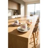 Acar KAI-09651 Vita/ciao/eterno 6 Kişilik Kahve Fincanı Takımı 90 ml - Yok - Renkli