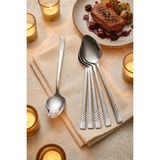 Acar Karat Steel 6 Parça Yemek Kaşığı Takımı - Gümüş