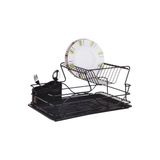 Acar KB009 17021 48x22x33 cm Siyah Krom 2 Katlı Bulaşık Sepeti