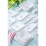 Acar Lavander 45 Parça Desenli Kahvaltı Takımı 6 Kişilik Renkli Porselen Set