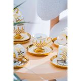Acar Leoni Tek Kişilik Kahve Fincanı- 90 ml - Renkli