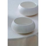 Acar Linea Porselen Beyaz Yuvarlak Kase 6'Lı 14.1X6 Cm