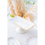 Acar Livaldi Ayaklı Sunum Tabağı - 28 cm