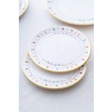 Acar Livaldi Porselen 6 Parça Pasta Tabağı 19 Cm