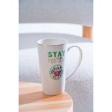 Acar Lotus Porselen Kupa - 500 ml - Renkli