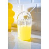 ACAR Lumis Pipetli Cam Bardak - 400 ml ACR-562/36 Şeffaf ACR-562/36