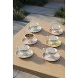 ACAR Margot 6 Kişilik Porselen Kahve Fincan Takımı - 90 ml