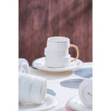 ACAR Marlow 6 Kişilik Kahve Fincan Takımı - 90 ml