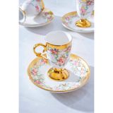 ACAR Martine 6 Kişilik Kahve Fincan Takımı - 90 ml