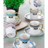Acar Meira 90 ml 6 Kişilik Kahve Fincanı Takımı