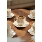 Acar Mxg-08011 Tilda 6 Kişilik Kahve Fincanı Takımı 90 Ml