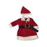 Acar Noel Kız Çocuk 2'li Elbise - Kırmızı - 1-6 Yaş - 1 Yaş