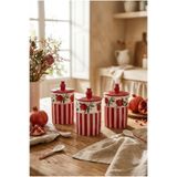 ACAR Nuances 3 Parça Porselen Kavanoz Seti - 1300 ml