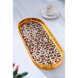 ACAR Ortigia Oval Cam Tepsi KOH-07329/12-ORT Renkli KOH-07329/12-ORT