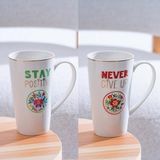 Acar Peony-Never 2'li Porselen Kupa 500ML - 2 Adet - 001-Renkli