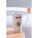 Acar Peony Porselen Kupa - 500 ml - Renkli