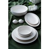 Acar POR-07125/1 Doralie Silver 6 Kişilik 29 Parça Beyaz Yemek Takımı