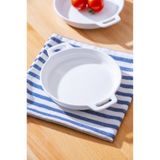 ACAR Porselen Kulplu Kare Sığ Kase-14,5 Cm TKEBT BEYAZ