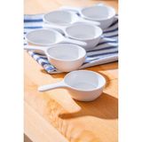 Acar Pure Carmen Porselen 6 Lı Mini Sosluk 10.5 cm Şık Tasarım ile Mutfak Gereçleri