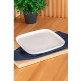 ACAR Pure Royal Kare Pasta Tekli Tabak - 22 cm