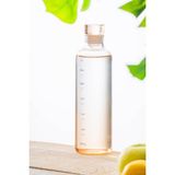 Acar Pury Turuncu Cam Su Matarası 500 ml Kapasite ile Hafif ve Dayanıklı Tasarım