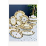 Acar Queen Victoria 60 Parça Bone China Yemek Takımı