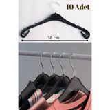 Acar Raf 10'lu Plastik Elbise Askısı