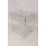 Acar Raf Katlanır Sepet Çift Katlı Tel Sepet 60x80 Cm