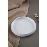 Acar Sct-21-0226/96 Bianco Perla 6'lı 10,5 cm Porselen Yuvarlak Tabak