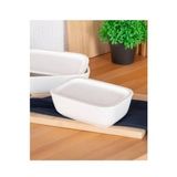 Acar Sct5427 Bianco Porselen Kapakli Firin Kabi 19 Cm