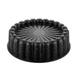 Acar Serendipity Dilimli Döküm Kek Tart Kalıbı Siyah Dg-11359/B