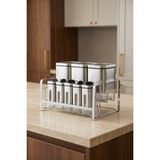 Acar Siena 8 Li Standlı Baharatlık Seti Inox