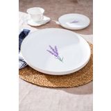 ACAR Soft Royal Porselen Yuvarlak 6'lı Tabak - 22 cm