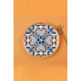 Acar Stella Porselen 6'lı Pasta Tabak - 19 cm - 6 Adet