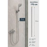 ACAR SU ARMATÜRLERİ Along Tek Duş Spiral Acar 14.07.600