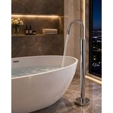 ACAR SU ARMATÜRLERİ Ayaklı Ankastre Çanak Lavabo Bataryası 95 cm Acar 17.03.290