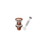 ACAR SU ARMATÜRLERİ ROZA BRONZ SERİSİ, KLİK KLAK SİFON, LAVABO GİDER SİFONU