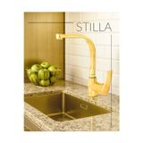 Acar Su Armatürleri Stilla Gold Serisi Eviye Bataryası