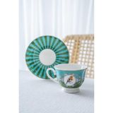 Acar SYT-08596 Lumiere Yeşil 6'lı Kahve Fincan Takımı - 12 Adet - 90 ml
