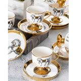Acar Tamara 6 Kişilik 90 ml Kahve Fincanı Takımı