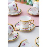 ACAR Tenebris 6 Kişilik Kahve Fincanı Takımı - 90 ml HXF-06802/6-SYH Siyah HXF-06802/6-SYH